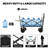 480Lbs Collapsible Wagon With Canopy,Wagon Stroller With 7" All-Terrain Wheels, Lightweight Foldable Wagon, Large Capacity For Camping, Shopping, Sports, And Garden Use,Mosquito Net-111638383