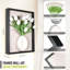 Vase mural 3D en bois