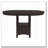 Hester Espresso Extension Counter Dining Table