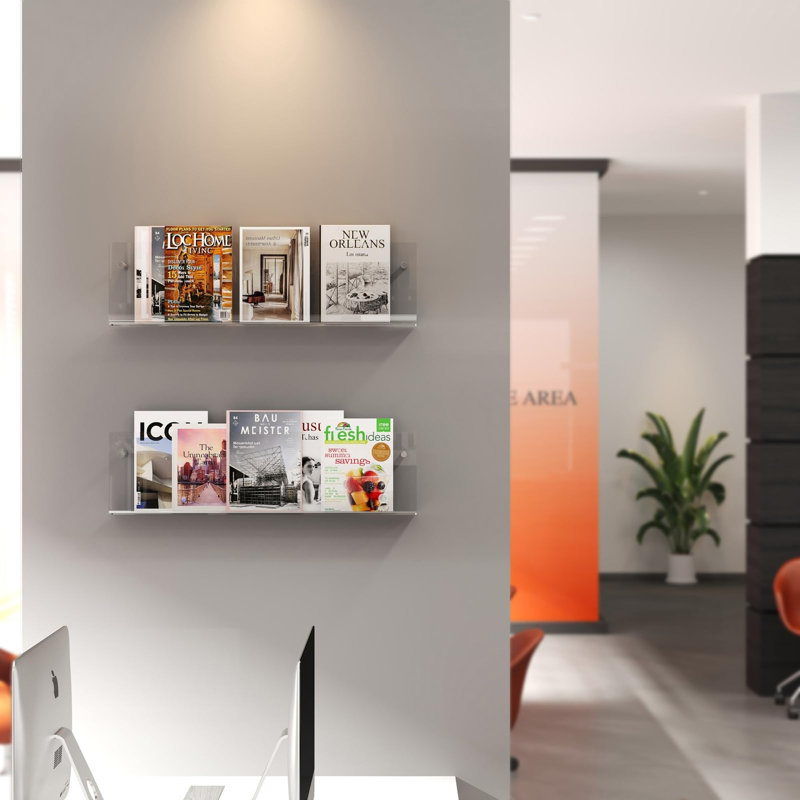 2 Pack Hanging Magazine Rack