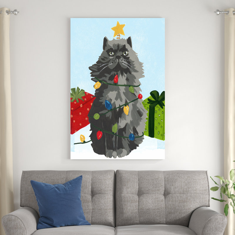 Meowy Hissmas I, H 48 po x l 32 po