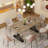 Keidenel Metal Base Dining Table-1798318632