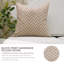 Housse de coussin en mélange de lin à imprimé main Fabividine-111690899