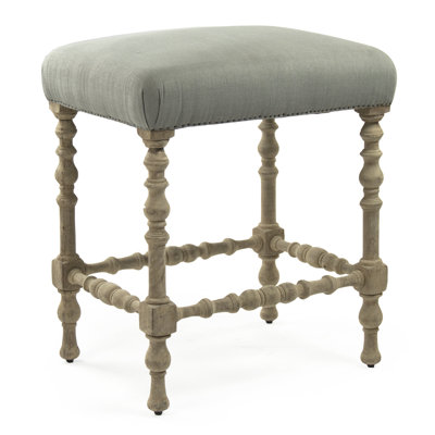 Giselle Yes Stool with Solid Wood Frame