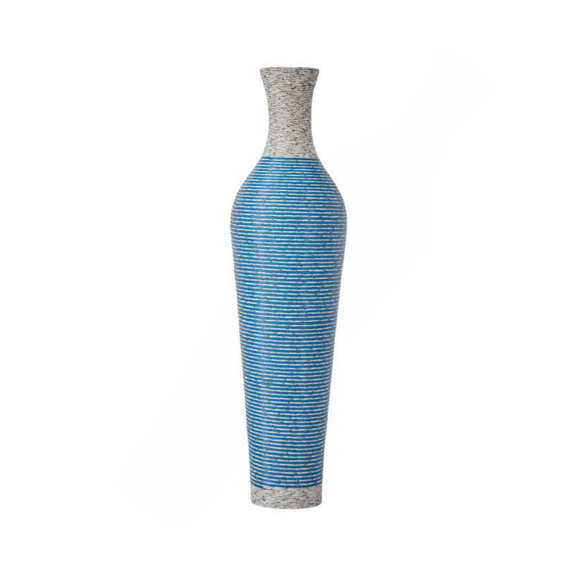 Hand-Woven Decorative Vase For Floor Placement With Versatile Design And Durable Craftsmanship