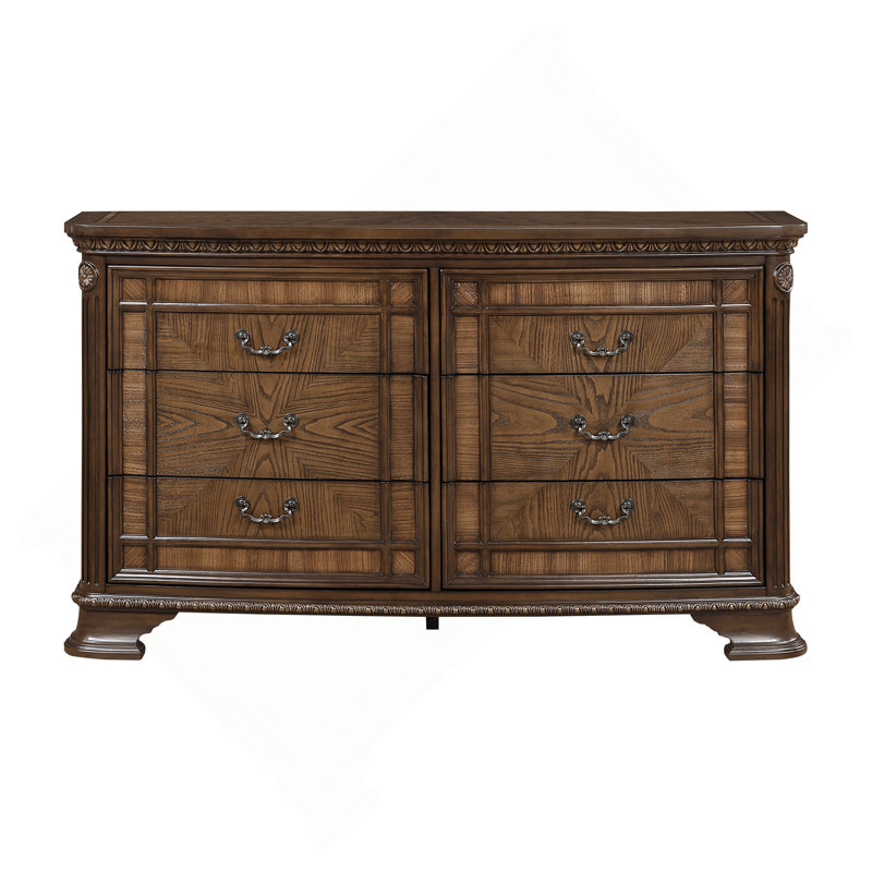 Elegant Design Traditional Dresser&Chest with Storage Drawers Wooden Formal Bedroom Furniture 1pc