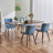 Heitger Leather Upholstered Side Chairs Modern Dining Chairs, Wingback Dining Room Chair-1140462364