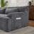 Veyra Boneless L-Shape Modern Chenille Oversized Sectional Sofa with Tufted Design and Comfy Sleeper-118805567-118805564