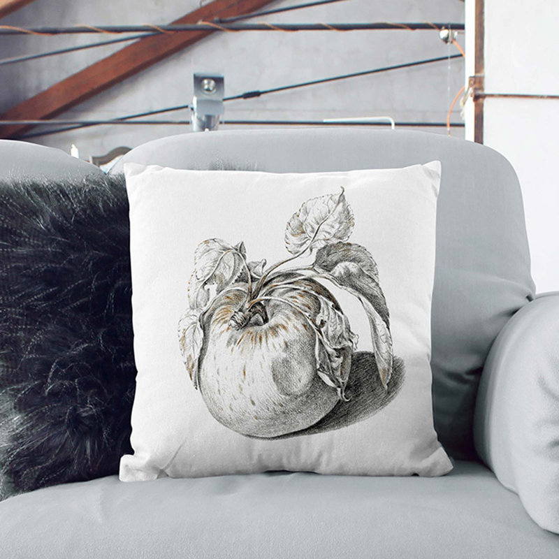 Square Cushion, Black, 55cm H x 55cm W x 20cm D