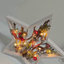 Décoration de table crèche de Noël étoile de Noël en bois blanc classique à cinq branches