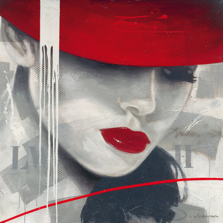 Glamour I par Hans Jochem Bakker - impression sur toile, H 48 po x l 48 po x p 1,5 po, Toile tendue