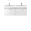 Athena 1208mm Double Bathroom Vanity with Integrated Ceramic Basin-224414504