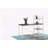 Reversible Smart Workstation Wooden Desk White/Brown