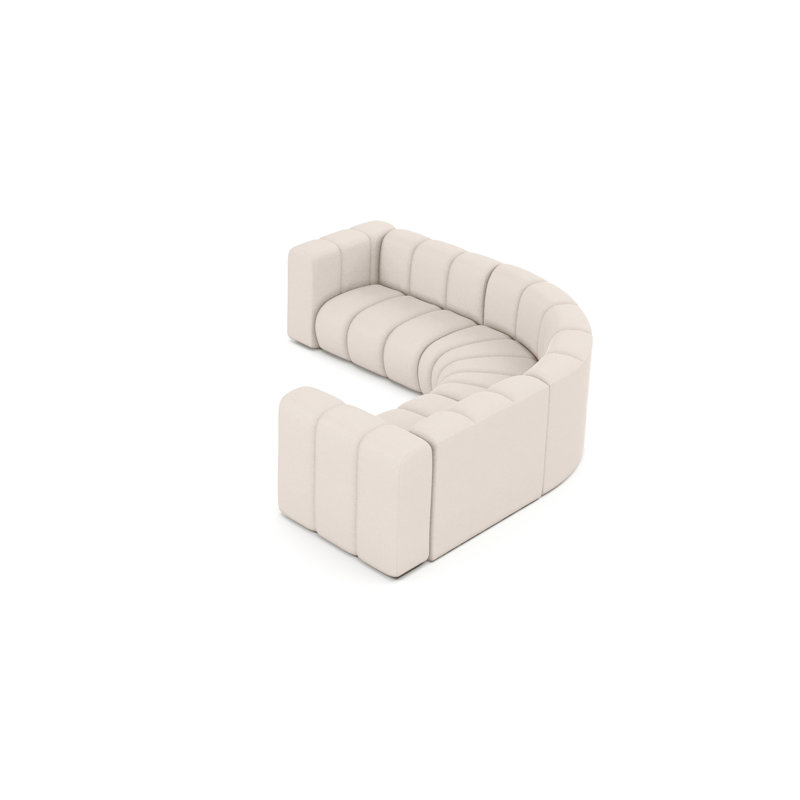 3 Seater Velvet Sectional