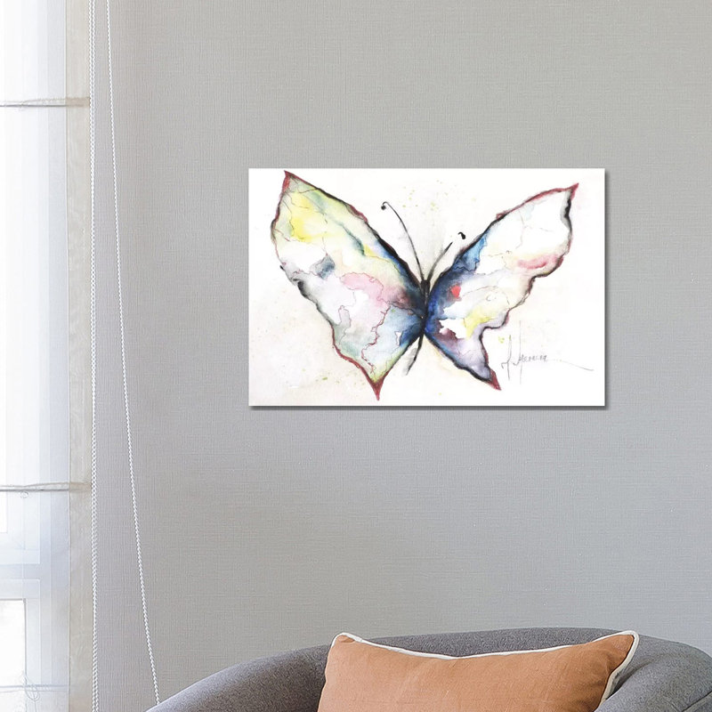 Mariposa II 1 Piece Wrapped Canvas Painting, 66.04 cm H x 45.72 cm W x 3.175 cm D