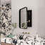 16x24 Inch Bathroom Cabinet With Mirror Shelf - White Metal Frame, Adjustable, Recessed Storage Mirror, Adjustable-800727713