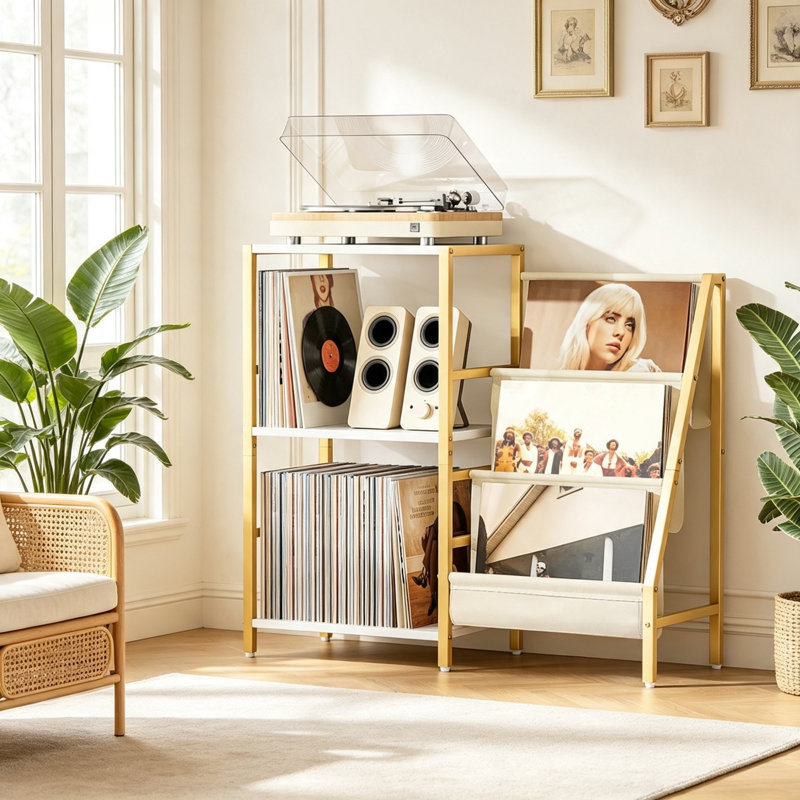 69 cm H Media Shelves