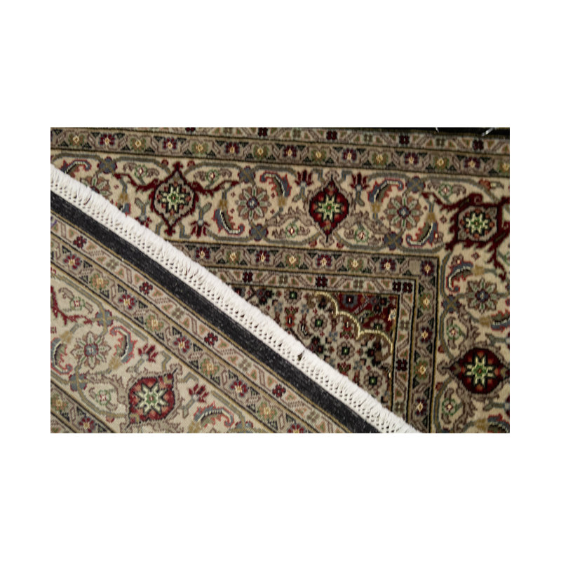 Handmade Silk and Wool Oriental Area Rug