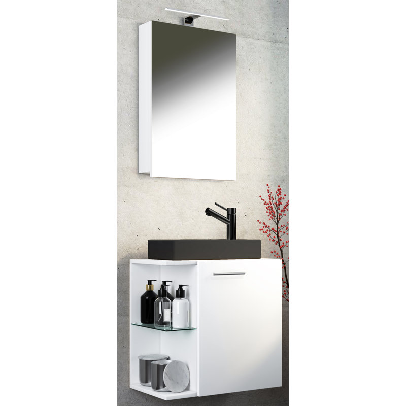 Rayniya Bathroom Furniture Suite, White