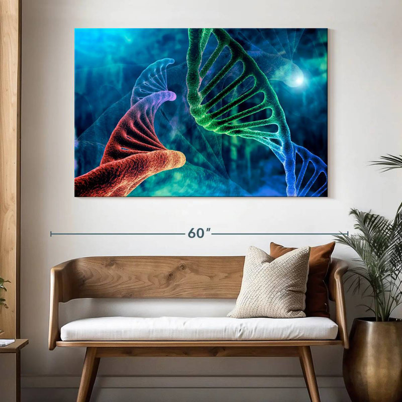Keiri Two DNA Strands, 34" H x 51" W