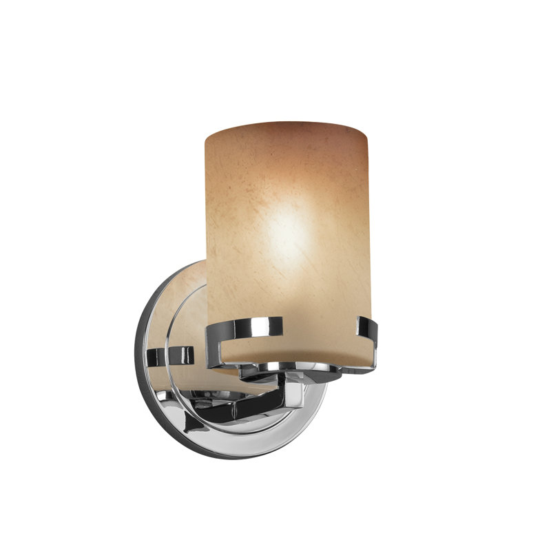 Appliquee à bras 1 lumières Casson, Chrome poli