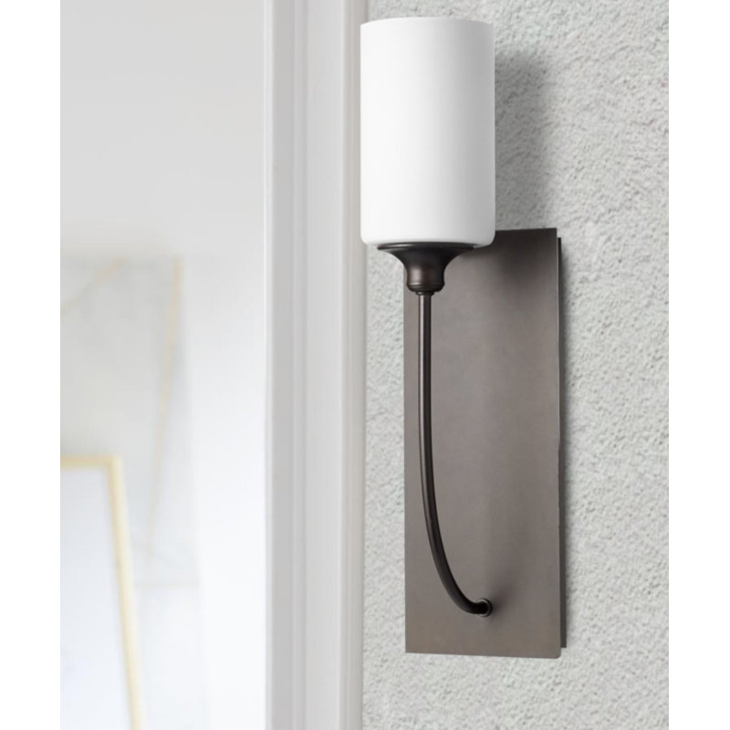 Luminaire de grange 1 lumière Brylan, Bronze huilé