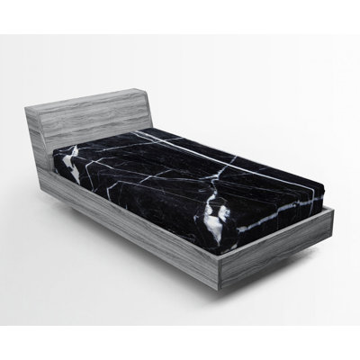 Microfiber Abstract Fitted Sheet