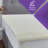 1-inch Medium Firm Foam Toppers with Convoluted Egg Shell Design, Provide Proper Back Support-1305628953