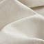 Canapé-lit modulaire en coton et lin blanc crème