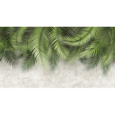 Tropical Palm Leaf Wallpaper Mural
