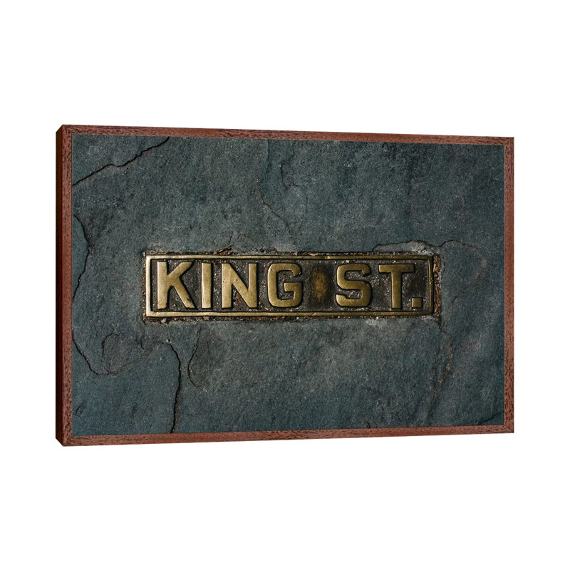 Charleston's King Street by Bethany Young - Print on Canvas, Classic Brown Wood Framed, 66.04cm H x 101.6cm W x 3.81cm D