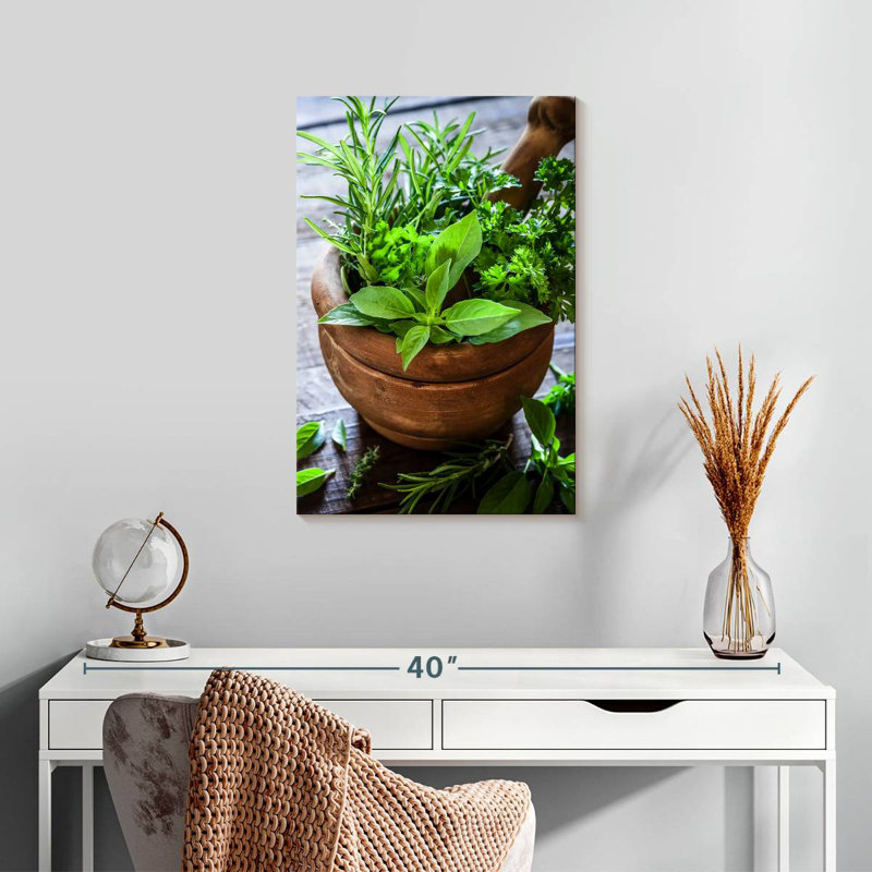 Yarlin Crushing Herbs, 24" H x 16" W