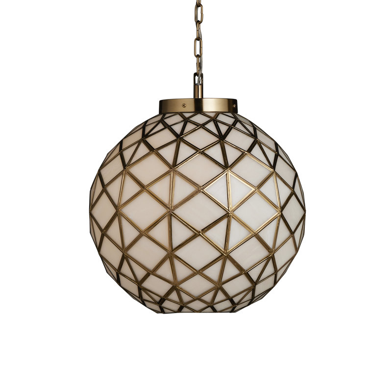 Polyhedron 1 - Light Pendant, 92.5" H x 16" W x 16" D