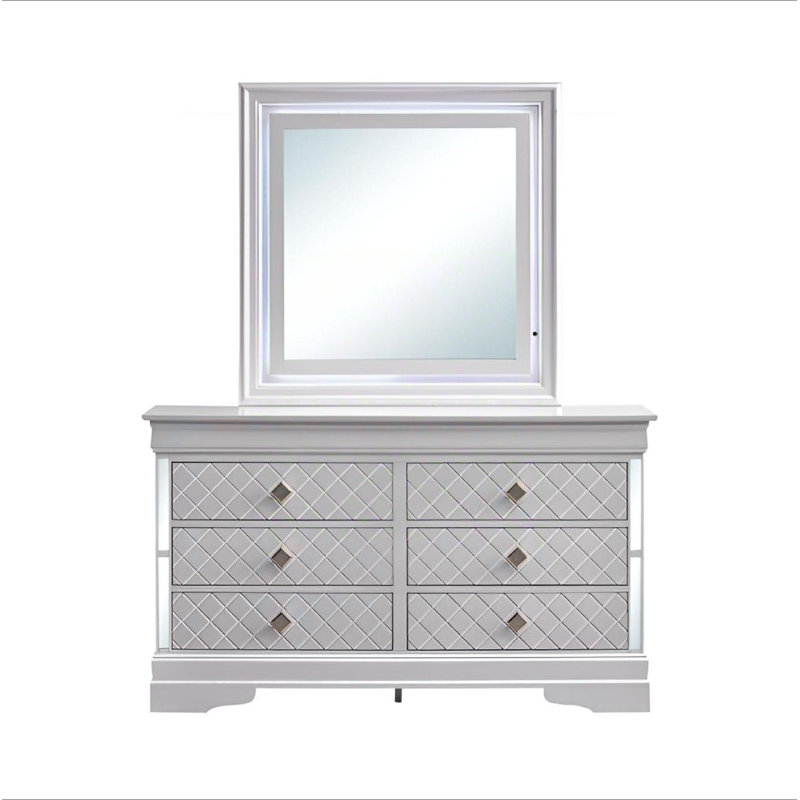 Commode Verona G6735-D (sans miroir), Blanc