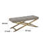 Banc rembourré en mélange de polyester