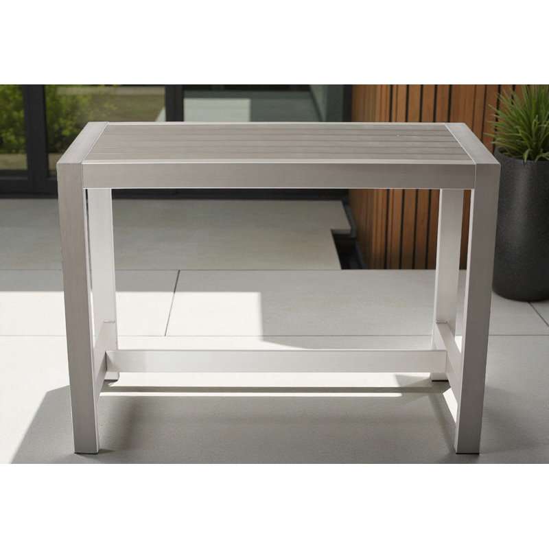 Betty Pub Table, Gray/Silver