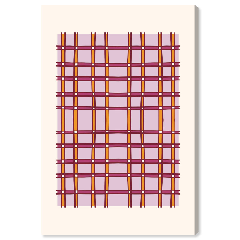 Motif tartan par Wynwood Studio, H 30 po x l 20 po x P 0,8 po