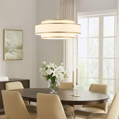Lustre tambour 5 lumières Aasim