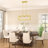3 - Light Kitchen Island Rectangle Chandelier-344545485