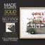 Collection de voitures de Noël A - Reproduction encadrée - Restickable-94894423-94894421