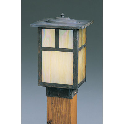Capuchon de poteau de clôture d'extérieur 1 lumière Hylan