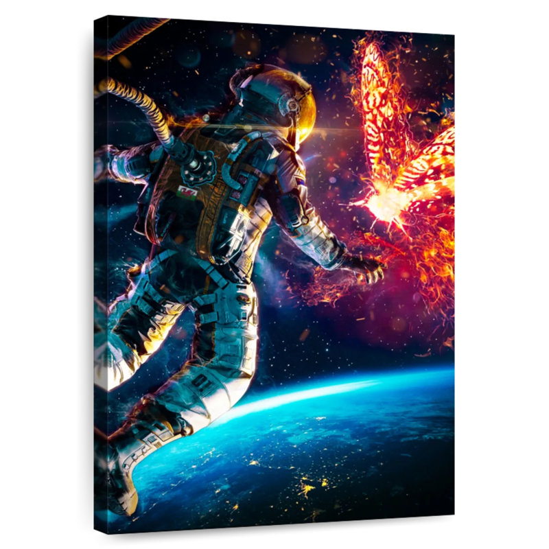 Kelan Astronaut Walk Fantasy, 30" H x 20" W