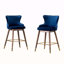 Ensemble de 2 tabourets à oreilles à hauteur de comptoir rembourrés en tissu-2075938061-2075938048