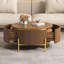 Table basse moderne avec 2 grands tiroirs de rangement Modern