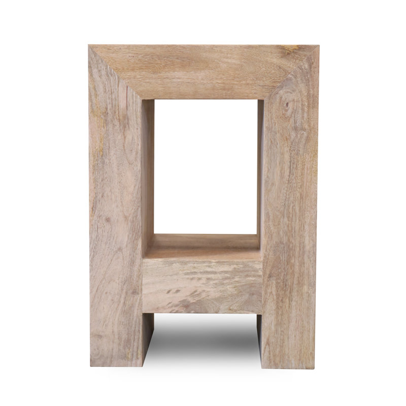 Donoghue Solid Wood Sled End Table