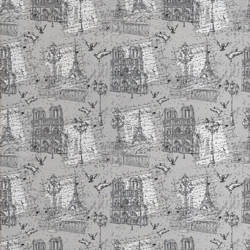Tissu Paris, l 58 po x L 180 po