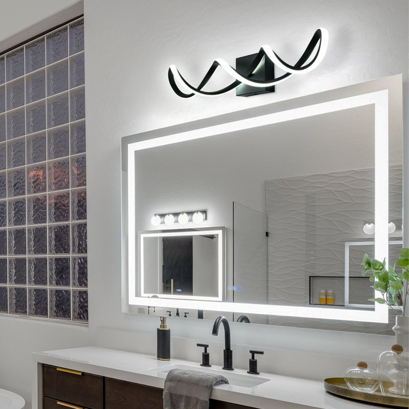 Charlen Dimmable 6000K LED Vanity Light, 27.36" H x 4.92" W x 3.93" D