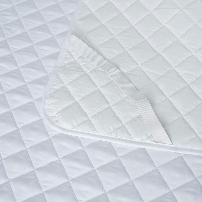 Banda Waterproof Mattress Protector Quilted Cover Pad with Elastic Straps Noiseless and Comfortable, Queen