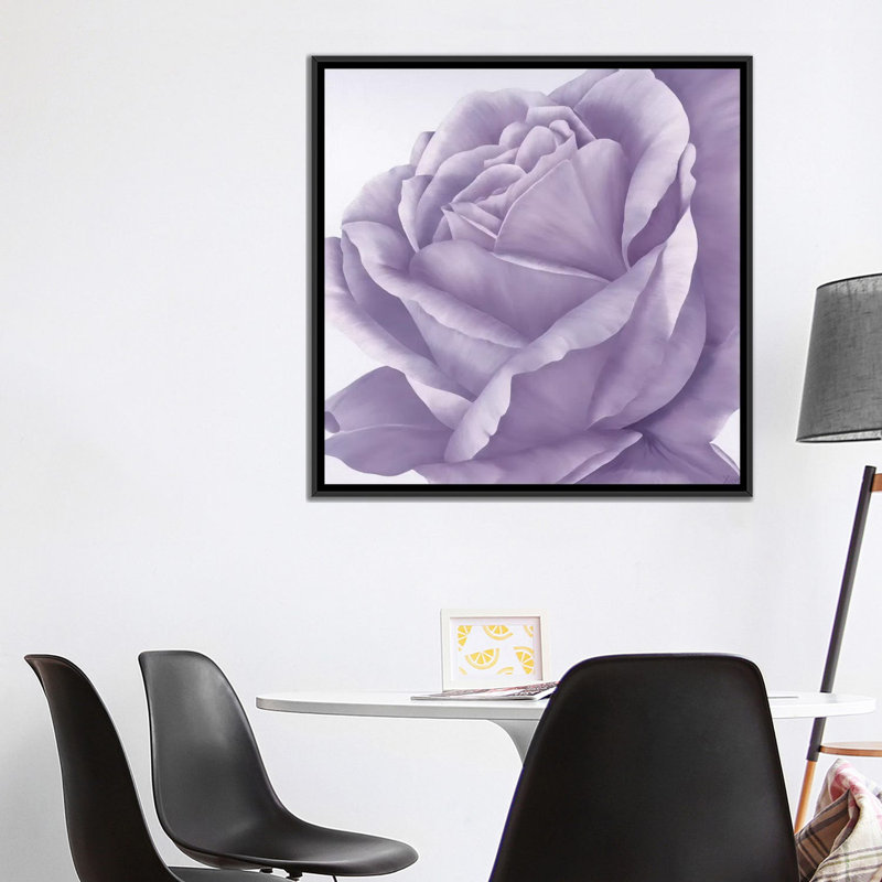 « magnificence ii », impression sur toile, H 18 po x l 18 po x P 1,5 po, Toile avec cadre noir, Pas de tapis