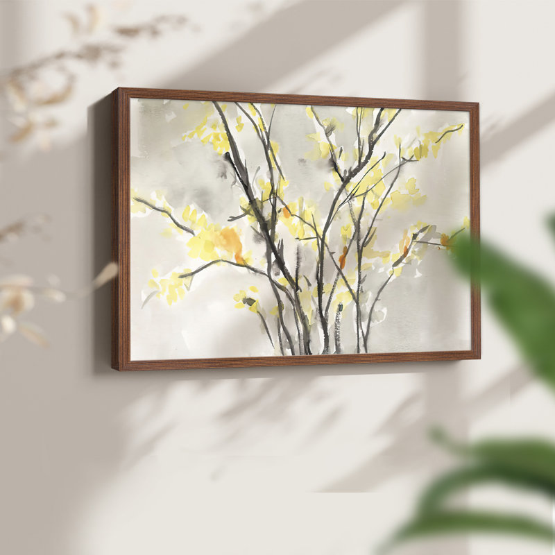 «Blissful Elegance II», reproduction encadrée, H 11 po x l 14 po, Noyer